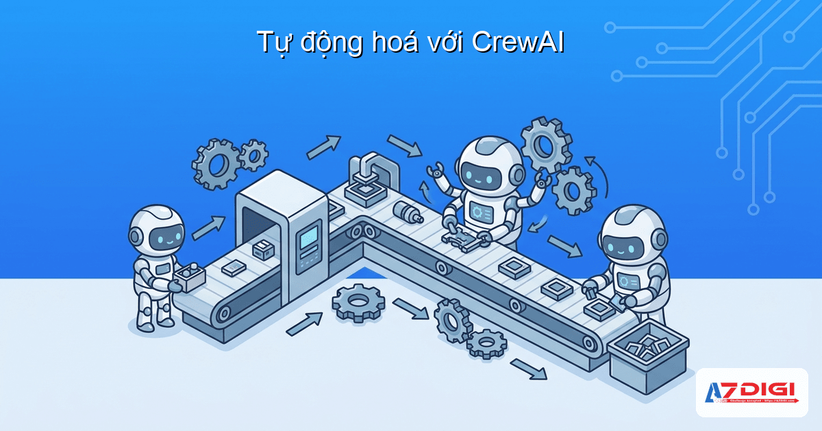 CrewAI + Slack/Gmail: tự động hoá công việc hàng ngày 2 Tự động hoá với CrewAI: bức tranh tổng quan