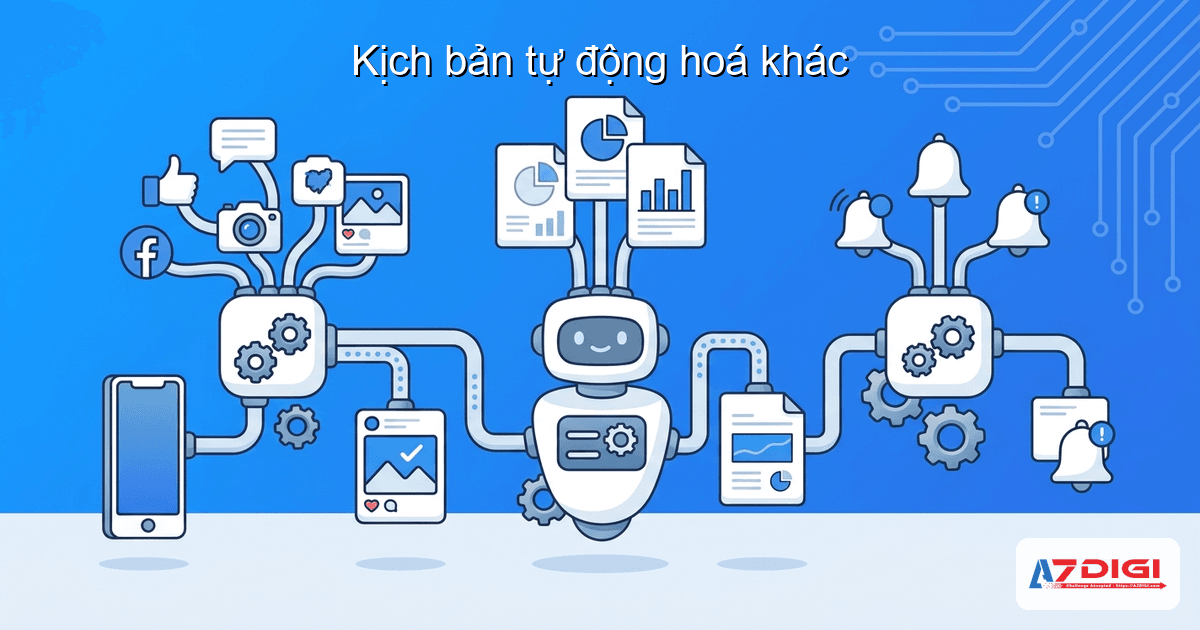 CrewAI + Slack/Gmail: tự động hoá công việc hàng ngày 7 Các kịch bản tự động hoá khác