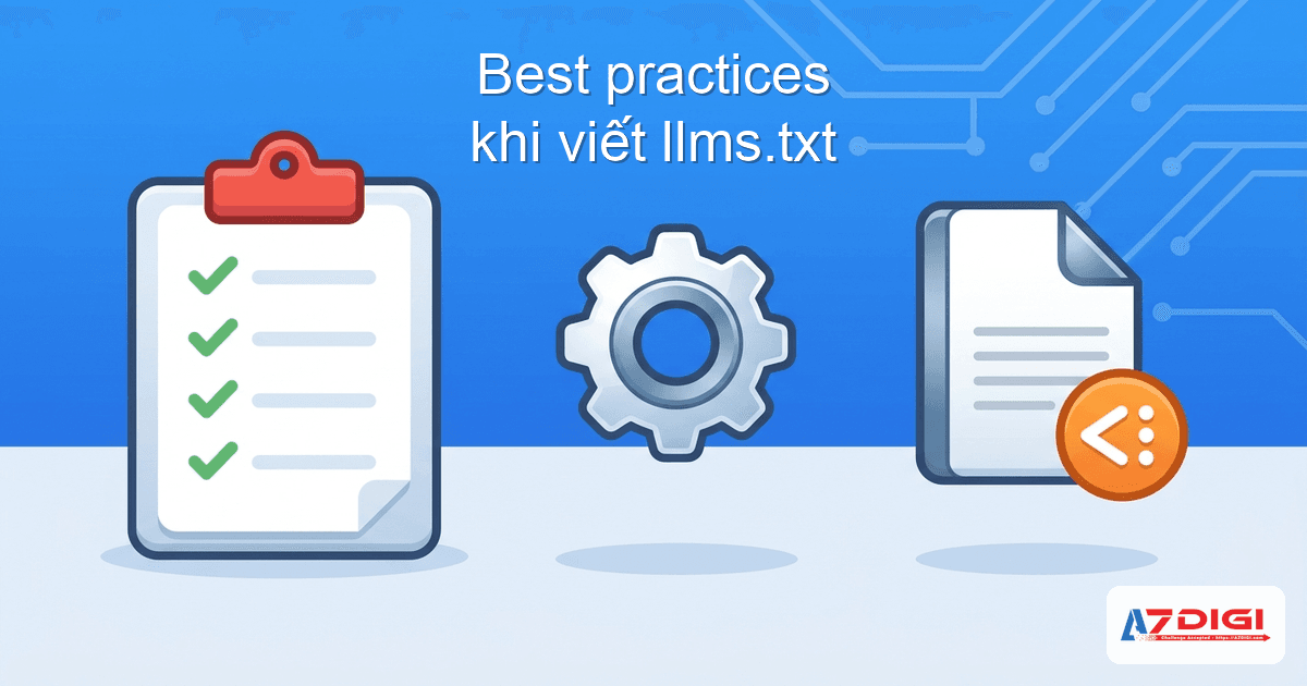llms.txt là gì? Hướng dẫn tối ưu website cho AI (ChatGPT, Claude, Gemini) 9 Best practices khi viết llms.txt