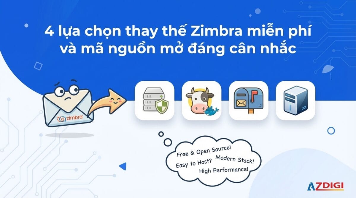 4 lựa chọn thay thế Zimbra miễn phí và mã nguồn mở đáng cân nhắc 1 4 lựa chọn thay thế Zimbra miễn phí và mã nguồn mở đáng cân nhắc