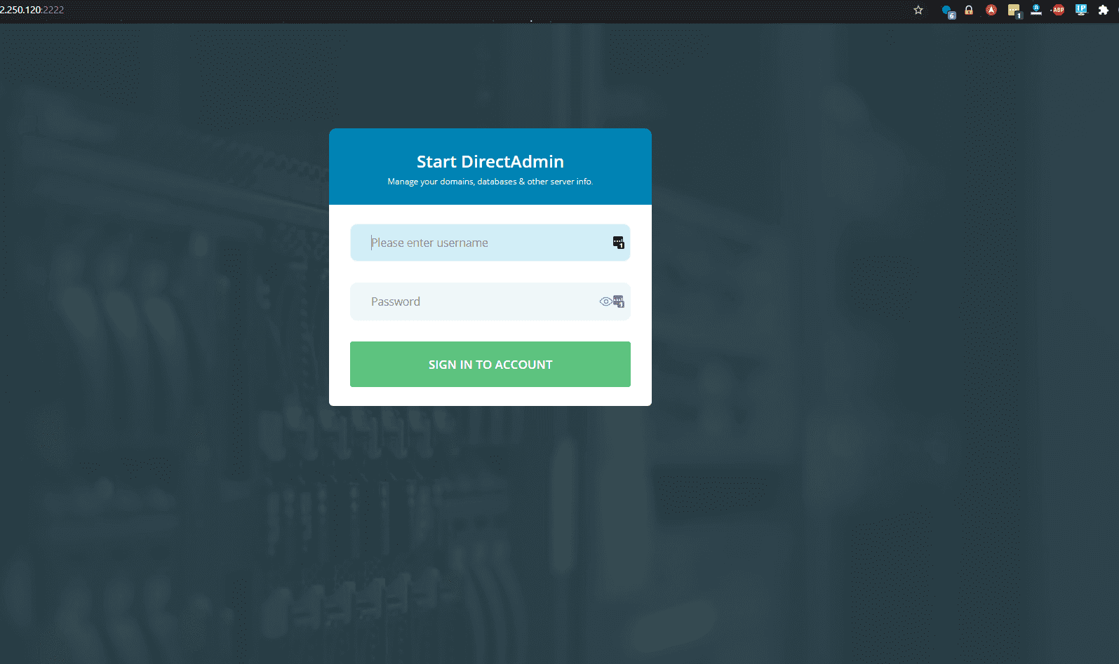 Hướng dẫn cấu hình Limit IP theo danh sách IP Directadmin 1.6 2 5Capture 1