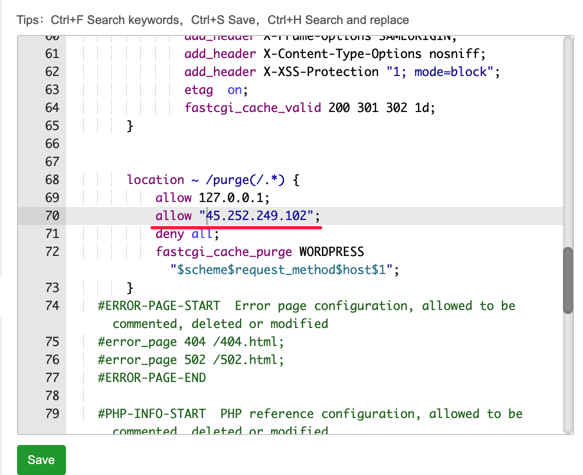 Cấu hình NGINX FastCGI Cache WordPress trên aaPanel 8 CleanShot 2020 10 03 at