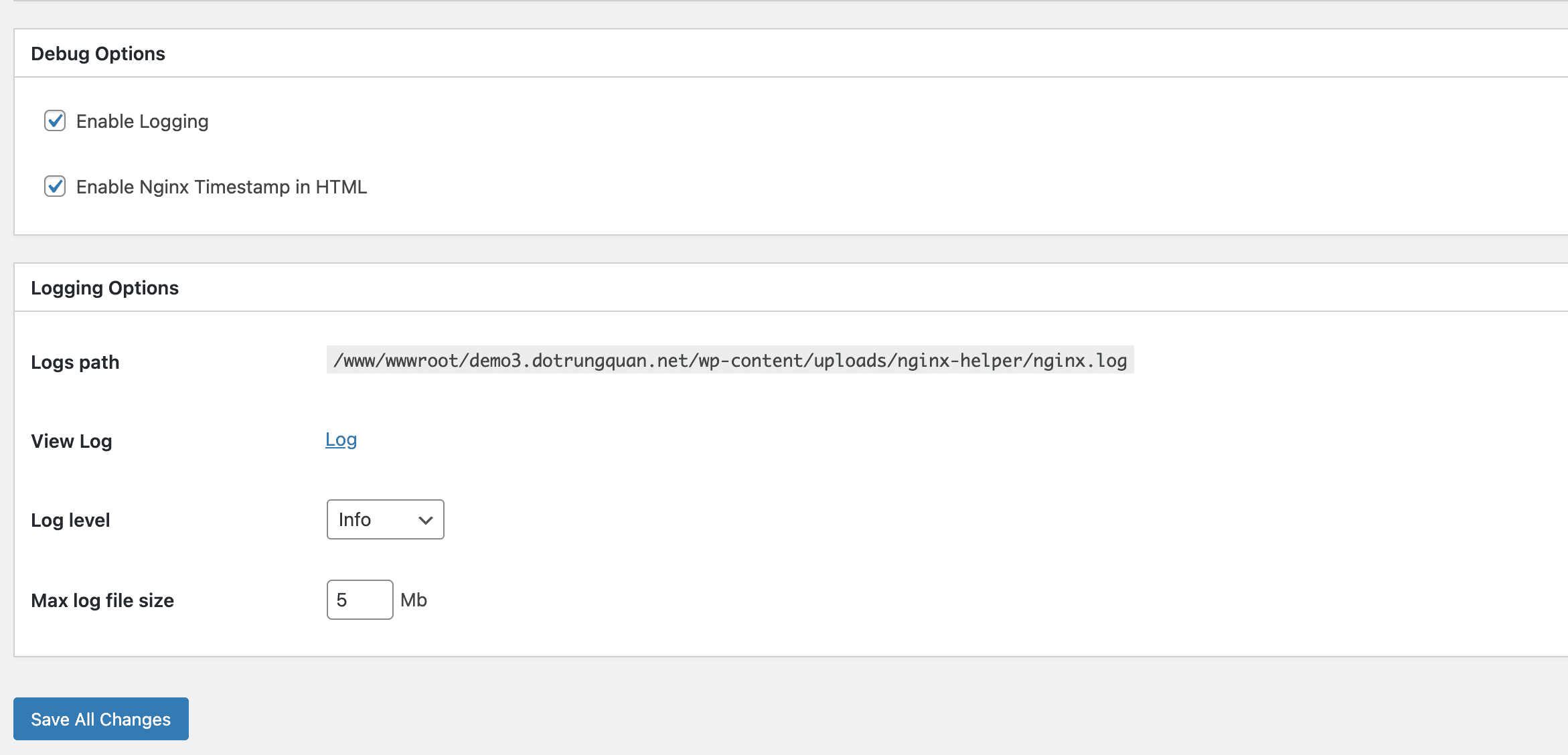 Cấu hình NGINX FastCGI Cache WordPress trên aaPanel 12 CleanShot 2020 10 03 at