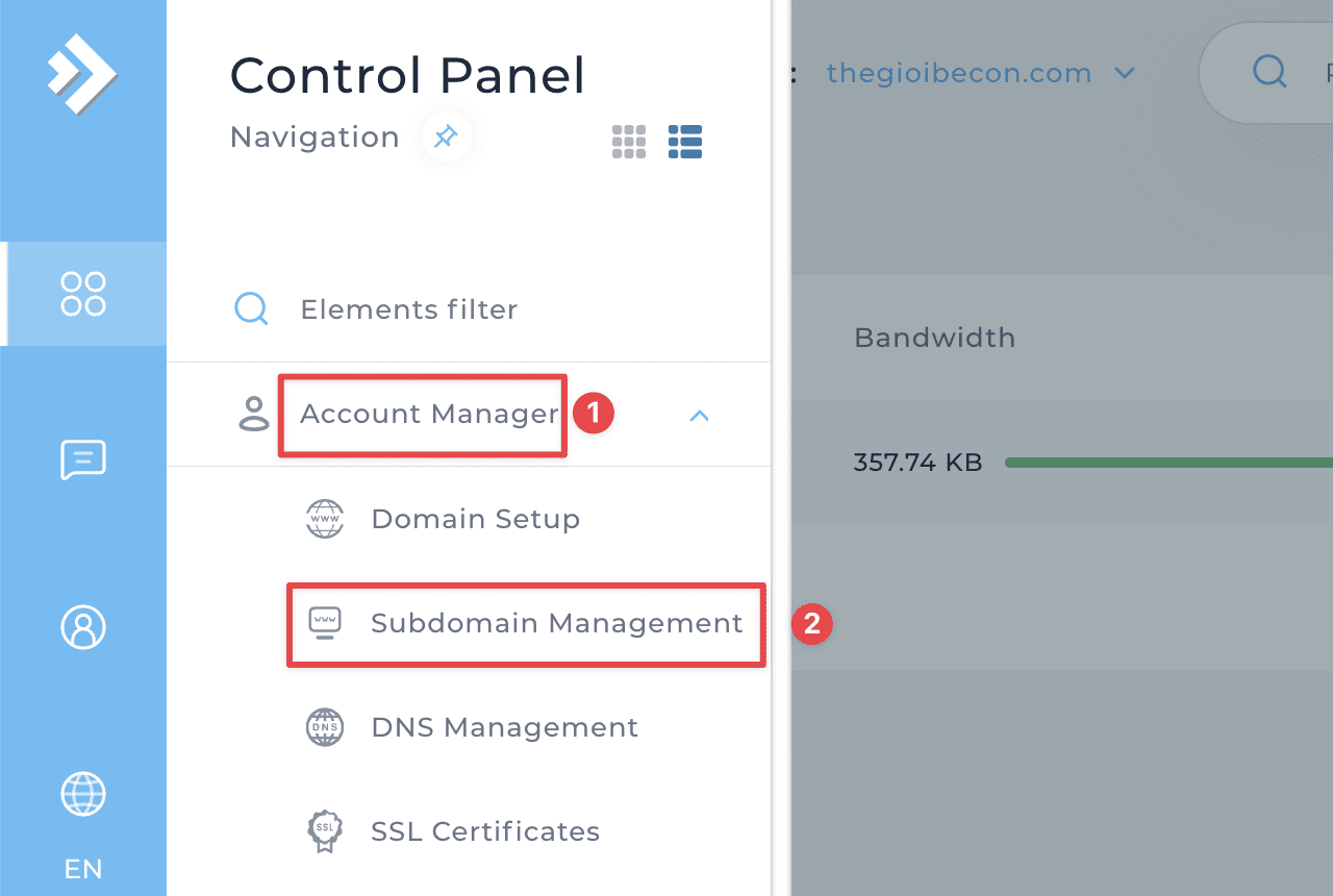 Thay đổi phiên bản PHP Subdomain trên DirectAdmin 3 Thay đổi phiên bản PHP Subdomain trên DirectAdmin