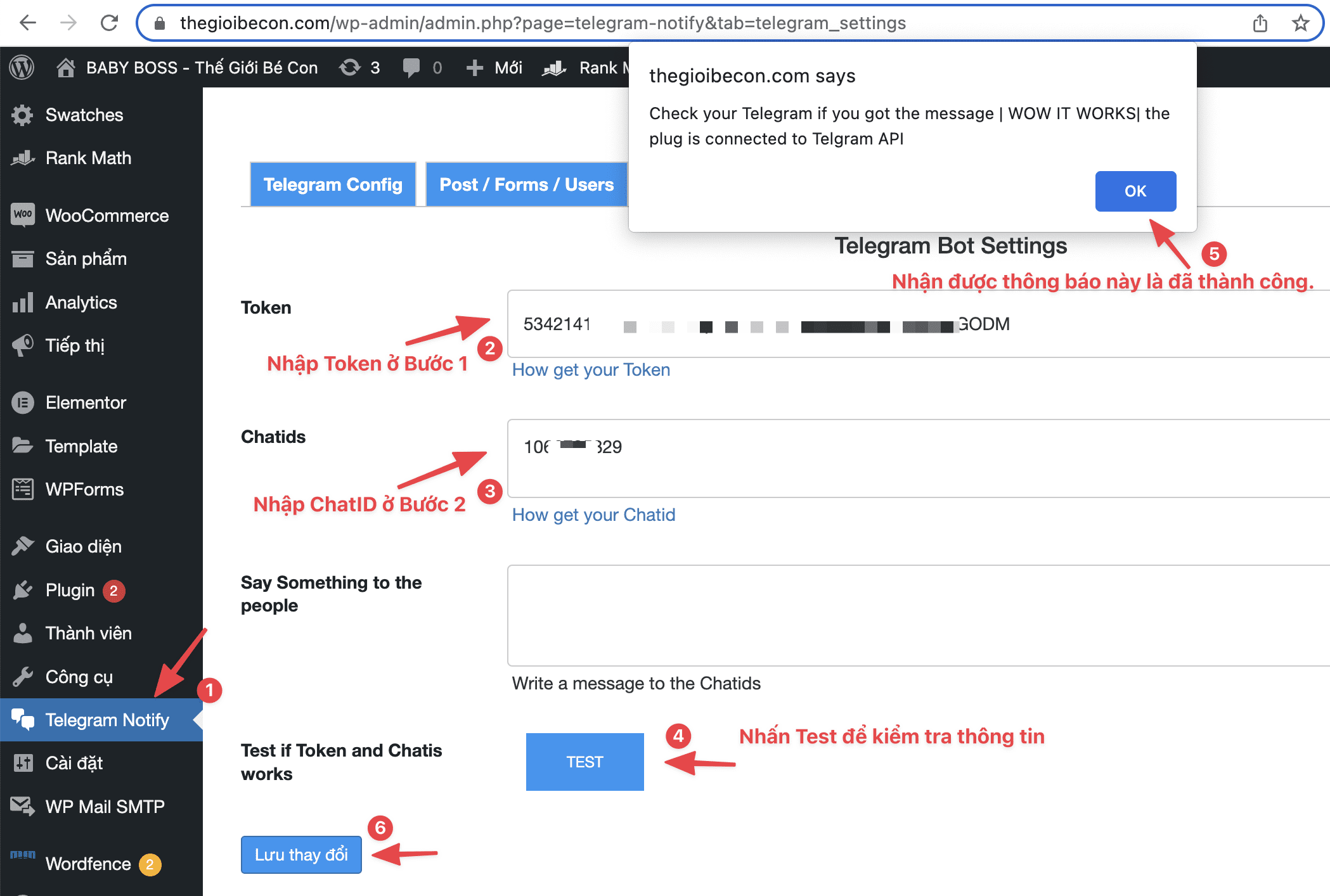 Thông báo đơn hàng Woocommerce qua Telegram 9 Thông báo đơn hàng Woocommerce qua Telegram