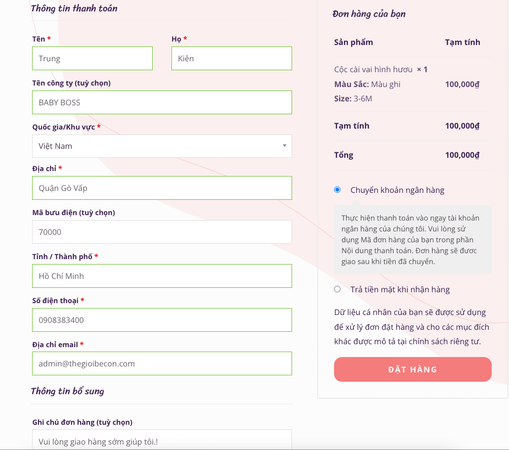 Thông báo đơn hàng Woocommerce qua Telegram 13 Thông báo đơn hàng Woocommerce qua Telegram