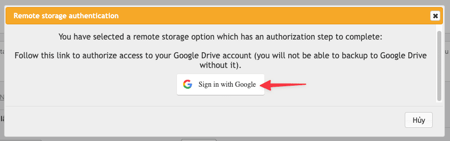 Backup dữ liệu WordPress lên Google Drive với UpdraftPlus 5 CleanShot 2022 05 06 at 23.01.33