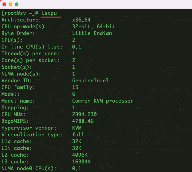Một số cách xem thông số CPU trên Linux