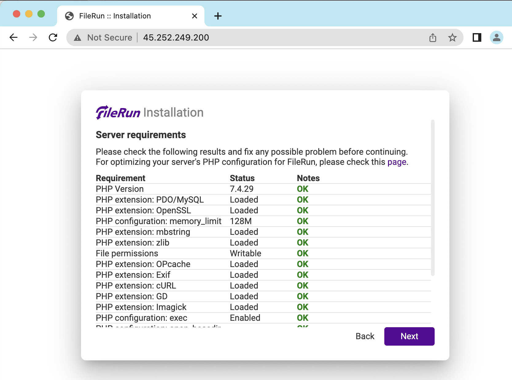 Hướng dẫn cài đặt FileRun trên Ubuntu 22.04 10 CleanShot 2022 05 19 at