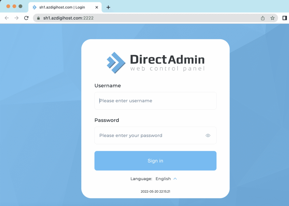 Hướng dẫn kiểm tra lịch sử Login vào DirectAdmin 1 Hướng dẫn kiểm tra lịch sử Login vào DirectAdmin