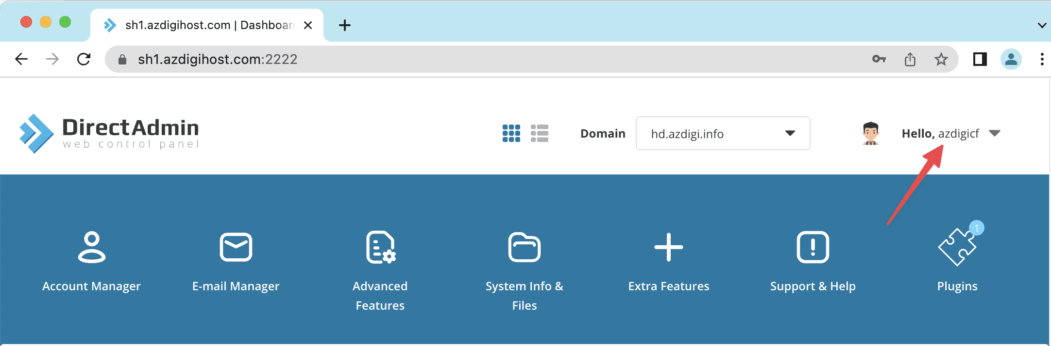 Hướng dẫn kiểm tra lịch sử Login vào DirectAdmin 3 Hướng dẫn kiểm tra lịch sử Login vào DirectAdmin
