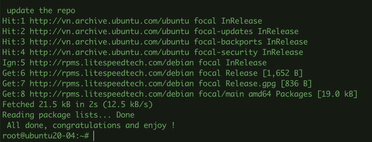 Hướng dẫn cài đặt LOMP Stack trên Ubuntu 20.04 1 Hướng dẫn cài đặt LOMP Stack trên Ubuntu 20.04
