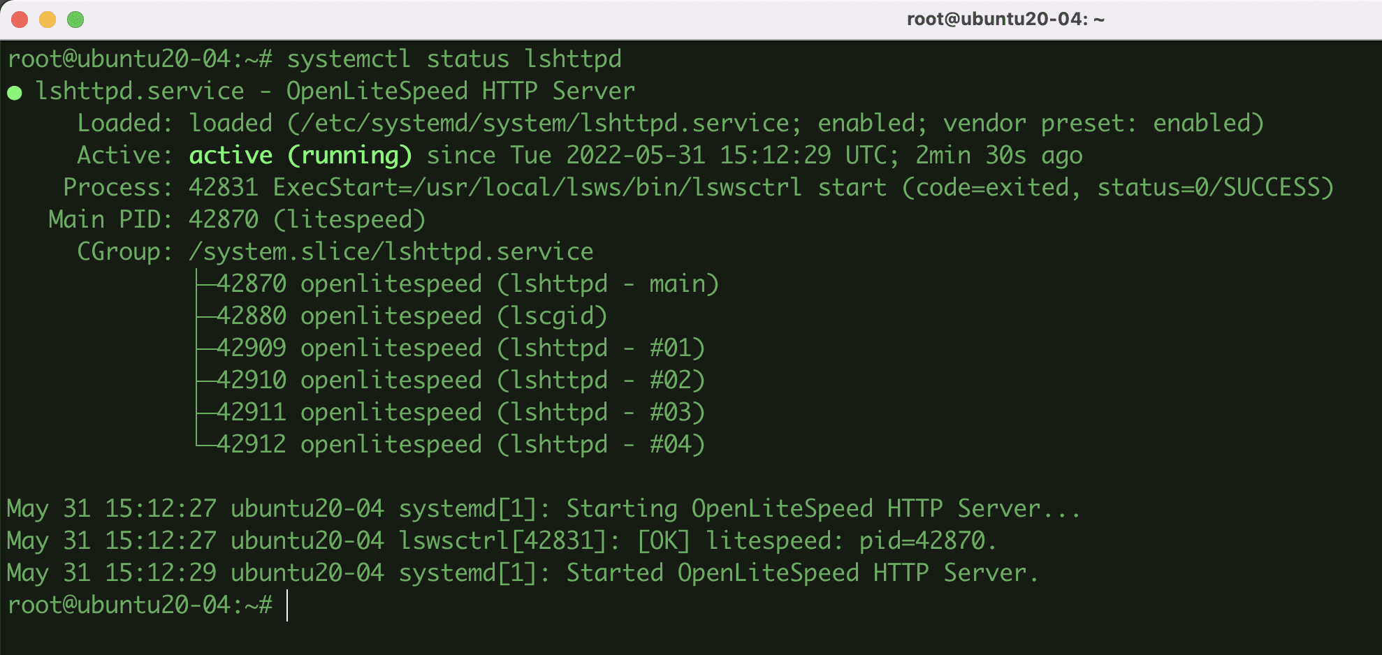 Hướng dẫn cài đặt LOMP Stack trên Ubuntu 20.04 3 CleanShot 2022 05 31 at
