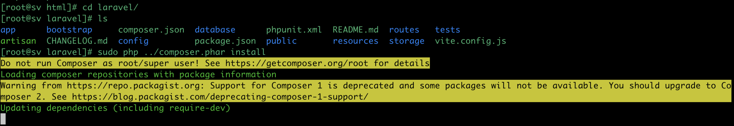 Cài đặt Laravel với Nginx trên Centos 7 (LEMP) 4 CleanShot 2023 12 05 at 16.37.25@2x scaled