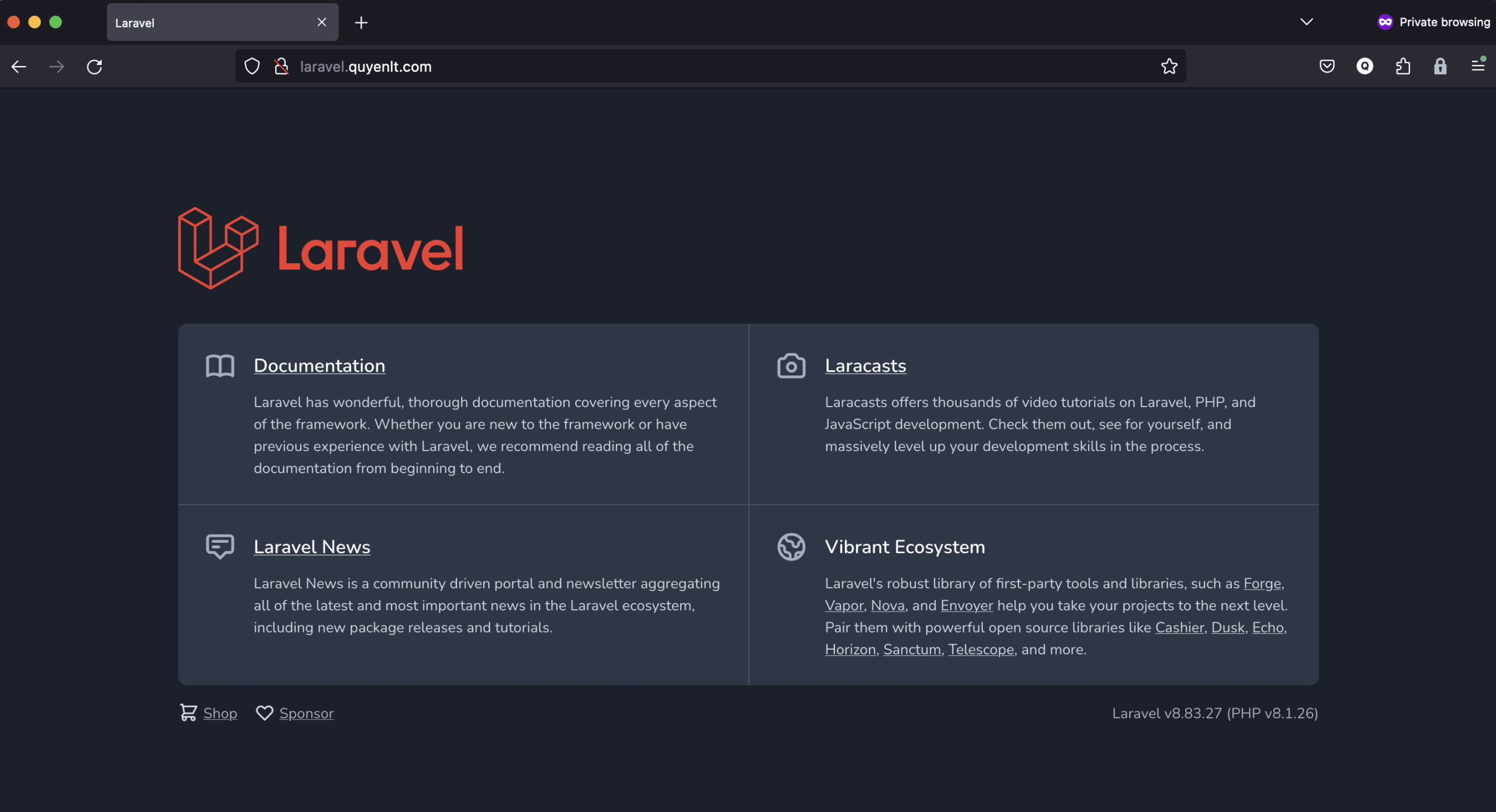Cài đặt Laravel với Nginx trên Centos 7 (LEMP) 7 CleanShot 2023 12 05 at 19.55.35@2x scaled