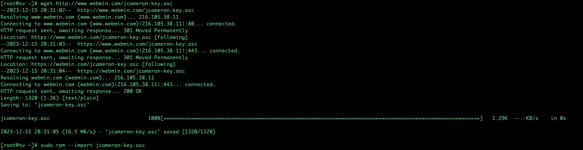 Hướng dẫn cài Webmin lên Almalinux 3 CleanShot 2023 12 15 at 20.36.13