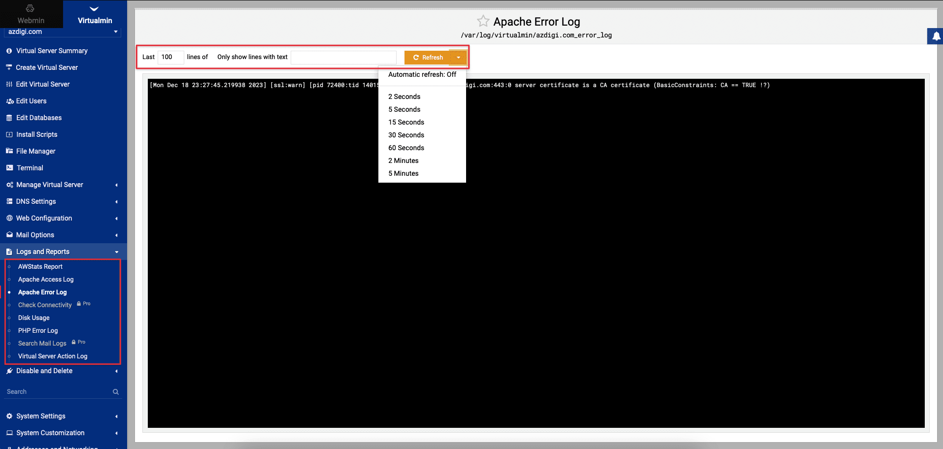 Giới Thiệu Virtualmin : Quản Lý Hosting Website Hiệu Quả 7 CleanShot 2023 12 18 at 23.44.57