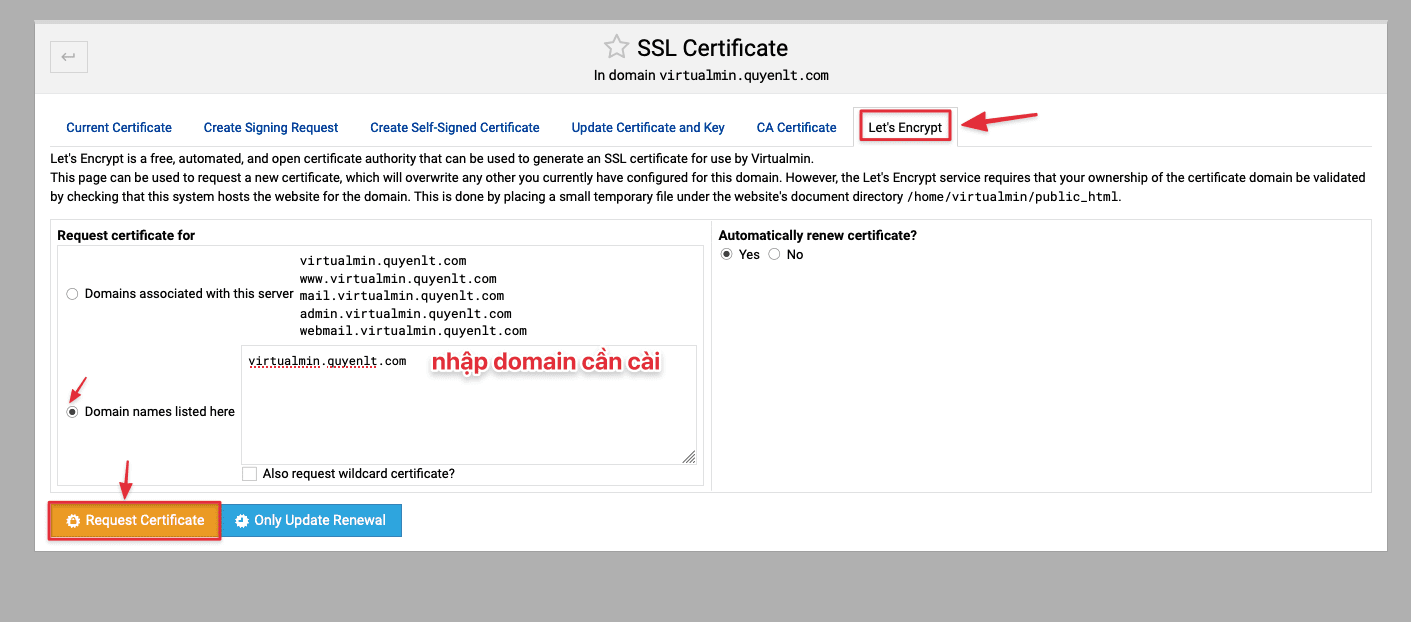 Cài đặt SSL Let’s Encrypt trên Virtualmin 5 CleanShot 2023 12 19 at 19.03.09