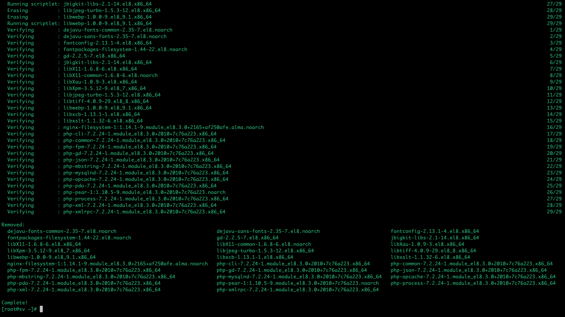 Hướng dẫn thay đổi PHP hệ thống Webmin trên Almalinux 7 CleanShot 2023 12 20 at 14.46.46