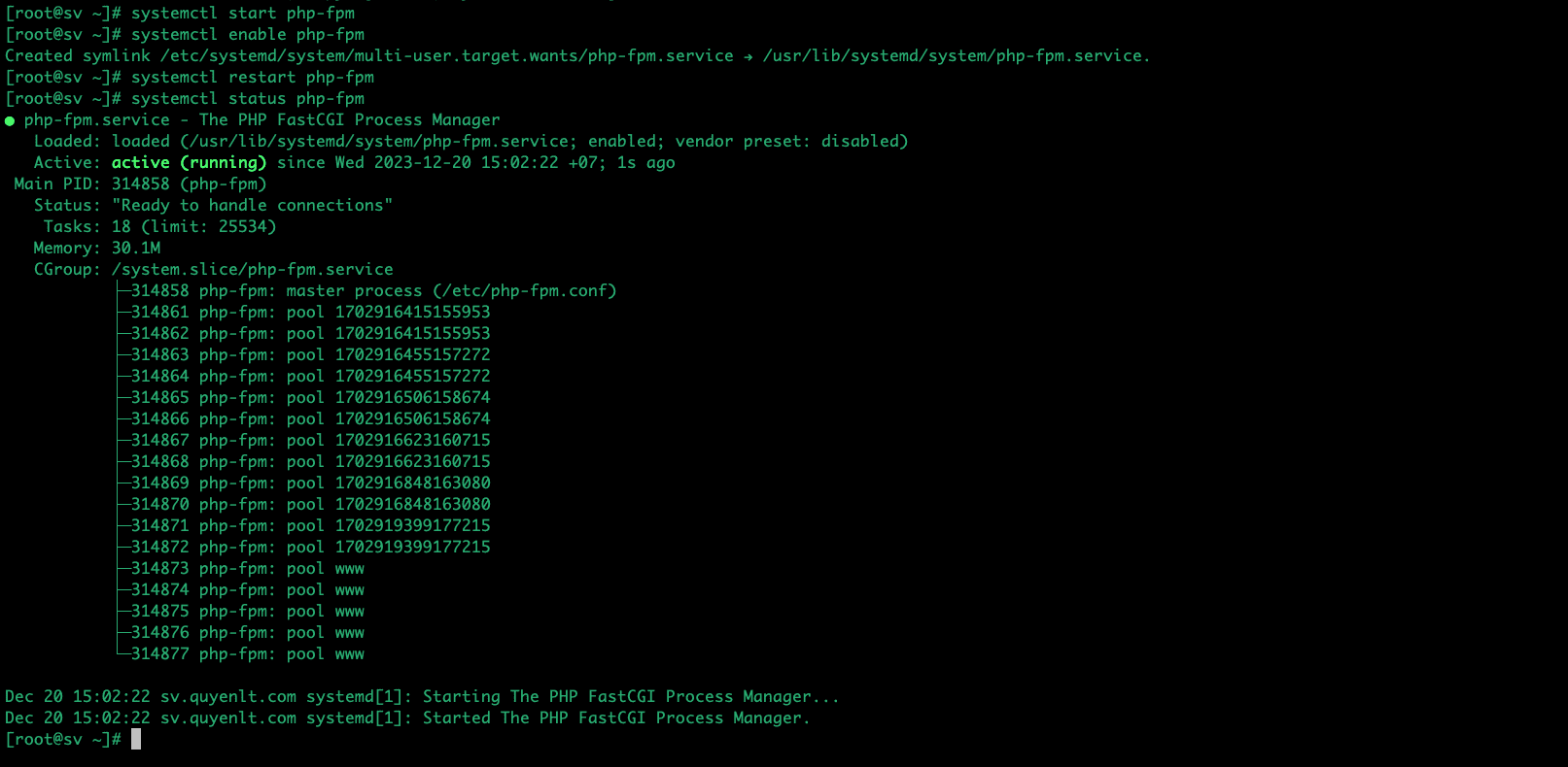 Hướng dẫn thay đổi PHP hệ thống Webmin trên Almalinux 11 CleanShot 2023 12 20 at 15.02.25