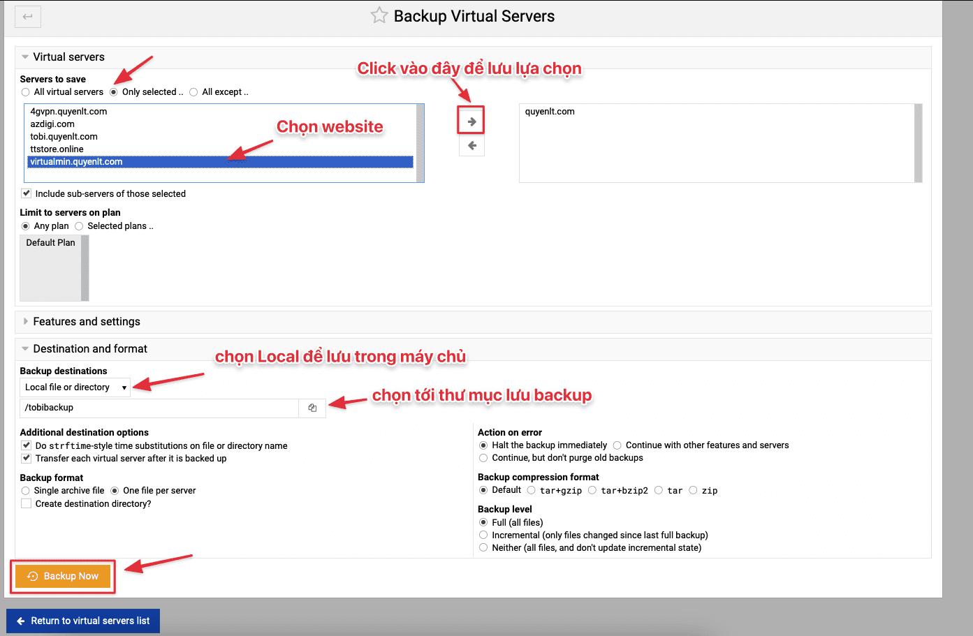 Hướng dẫn tạo Backup và Restore website trên Virtualmin 4 CleanShot 2023 12 20 at 17.40.48