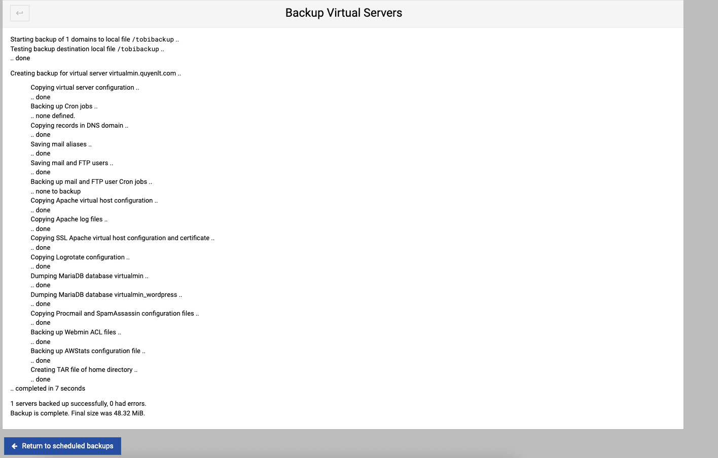 Hướng dẫn tạo Backup và Restore website trên Virtualmin 5 CleanShot 2023 12 20 at 17.56.58