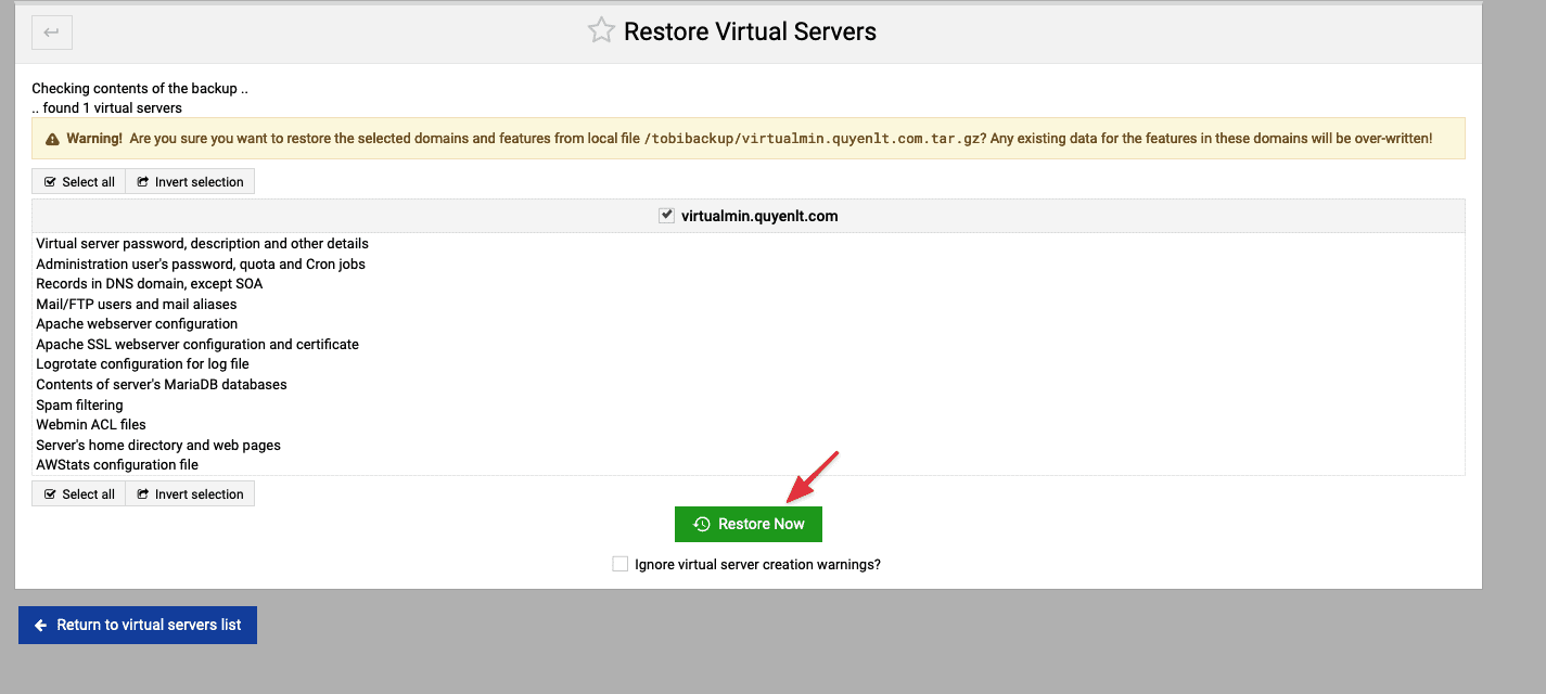 Hướng dẫn tạo Backup và Restore website trên Virtualmin 9 CleanShot 2023 12 20 at 18.04.07