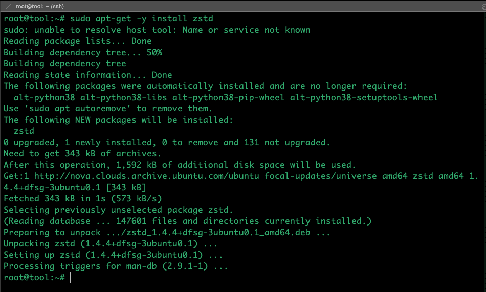 Cài đặt công cụ nén Zstd trong Linux 3 Hướng dẫn cài đặt công cụ nén Zstd trong Linux