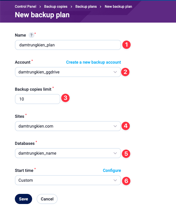 Hướng dẫn backup dữ liệu FastPanel lên Google Drive 11 Hướng dẫn backup dữ liệu FastPanel lên Google Drive