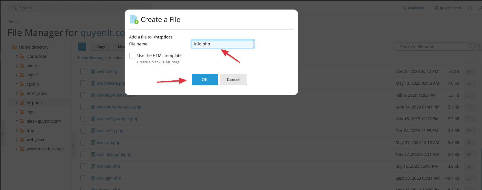 Hướng Dẫn Thay Đổi Phiên Bản PHP Cho Website trên Plesk 7 CleanShot 2023 12 25 at 18.13.35
