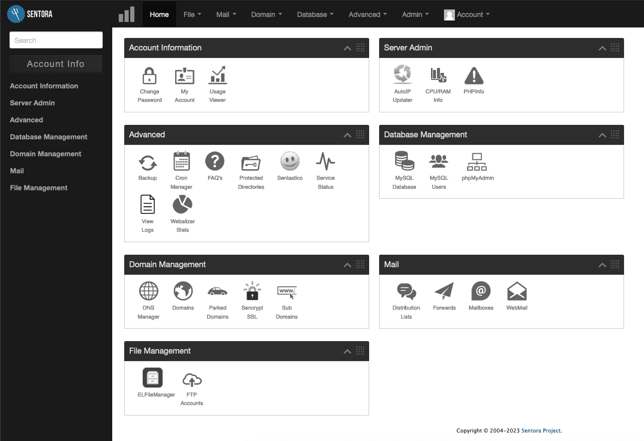 Hướng dẫn tạo Hosting Package trên Sentora 8 CleanShot 2023 12 30 at 01.56.23