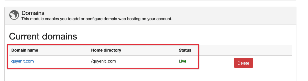 Hướng dẫn thêm Domain trên Sentora 4 CleanShot 2023 12 30 at 02.55.03