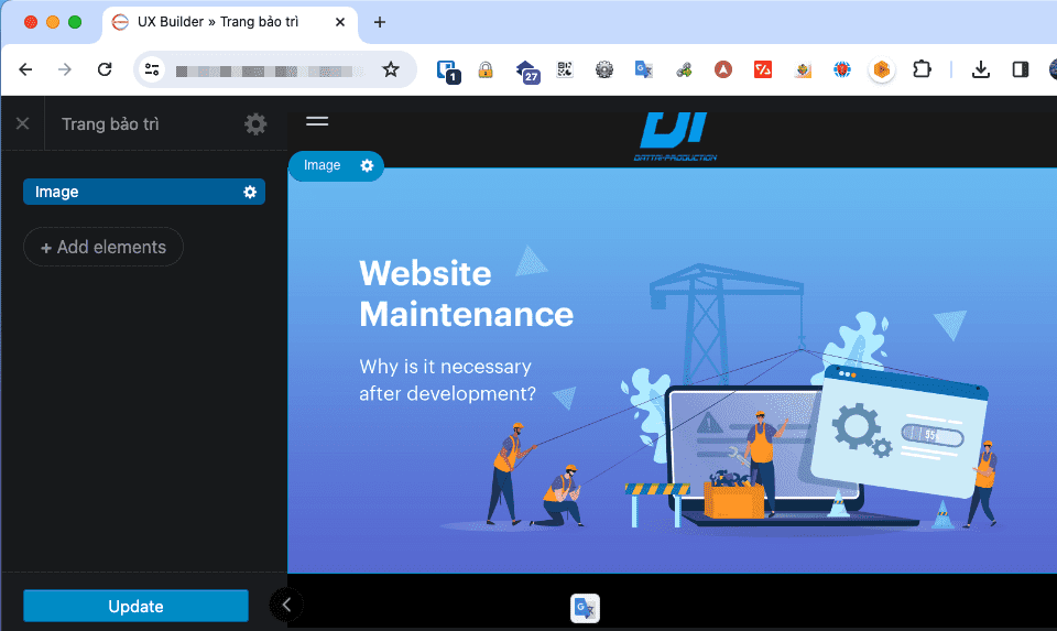 Bật chế độ bảo trì website trên theme Flatsome 5 Bật chế độ bảo trì website trên theme Flatsome