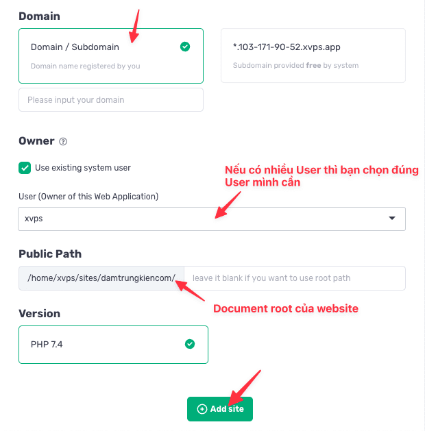 Hướng dẫn cài đặt WordPress lên XVPS 6 Hướng dẫn cài đặt WordPress lên XVPS