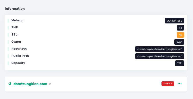 Hướng dẫn cài đặt WordPress lên XVPS 8 Hướng dẫn cài đặt WordPress lên XVPS