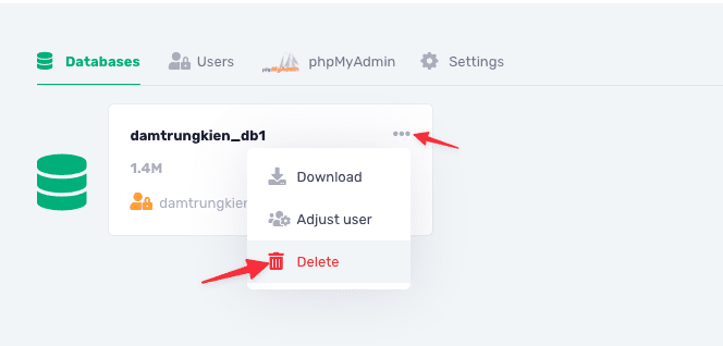 Hướng dẫn tạo Database trên XPVS 13 CleanShot 2024 01 03 at 15.33.39