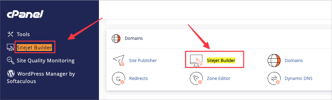 Sitejet Builder trình tạo trang web trực tuyến trên cPanel 3 CleanShot 2024 01 17 at 09.04.10