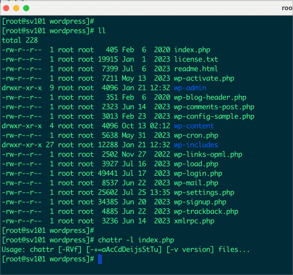 Hướng dẫn sử dụng lệnh chattr trong Linux 8 CleanShot 2024 01 21 at 12.40.49