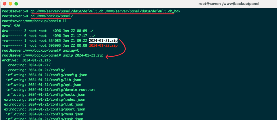 Hướng dẫn sửa lỗi Unable to login to AAPANEL 3 CleanShot 2024 01 22 at 08.40.45
