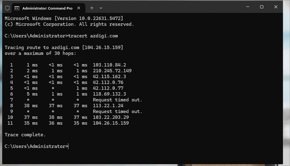 Hướng dẫn sử dụng Ping và Tracert 4 Hướng dẫn sử dụng Ping và Tracert