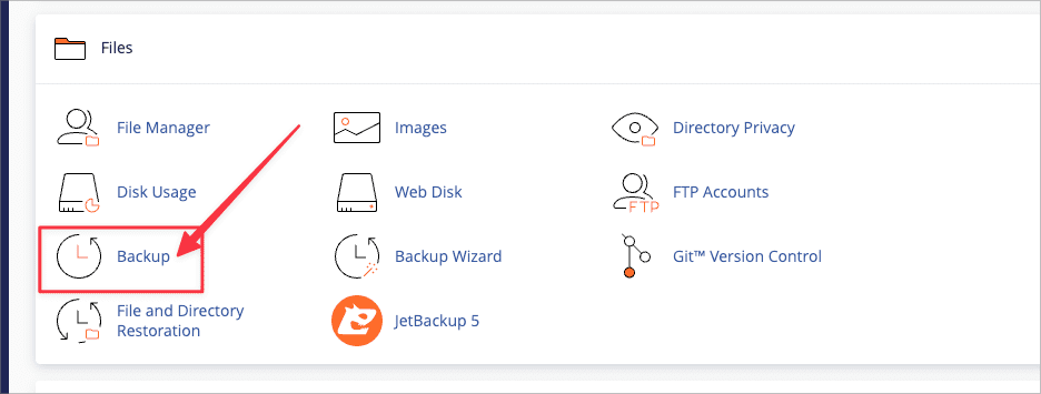 Hướng dẫn tạo Backup trên cPanel 2 CleanShot 2025 06 16 at 13.36.47 1