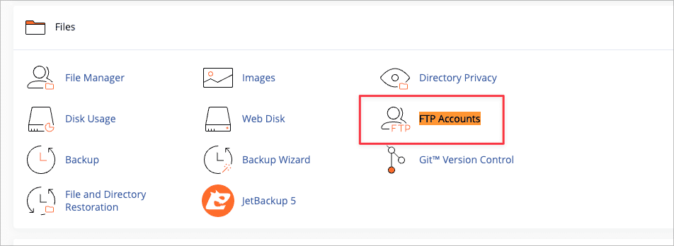 Tạo tài khoản FTP và sử dụng FTP để upload trong cPanel 3 Tạo tài khoản FTP và sử dụng FTP để upload trong cPanel