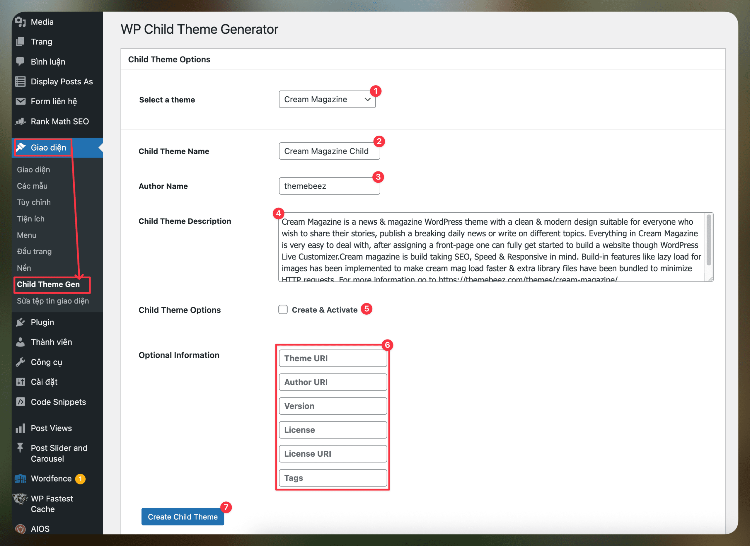 Hướng dẫn tạo Child Theme trong WordPress 3 Hướng dẫn tạo Child Theme trong WordPress