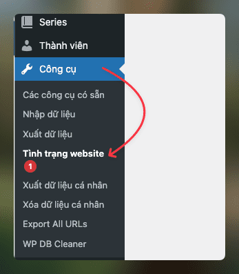 Hướng dẫn xem dung lượng website WordPress trực tiếp trong giao diện quản trị 3 CleanShot 2025 09 19 at 08.34.40