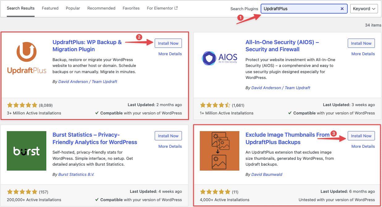 Backup dữ liệu WordPress lên S3 bằng plugin UpdraftPlus 3 Backup dữ liệu WordPress lên S3 bằng plugin UpdraftPlus