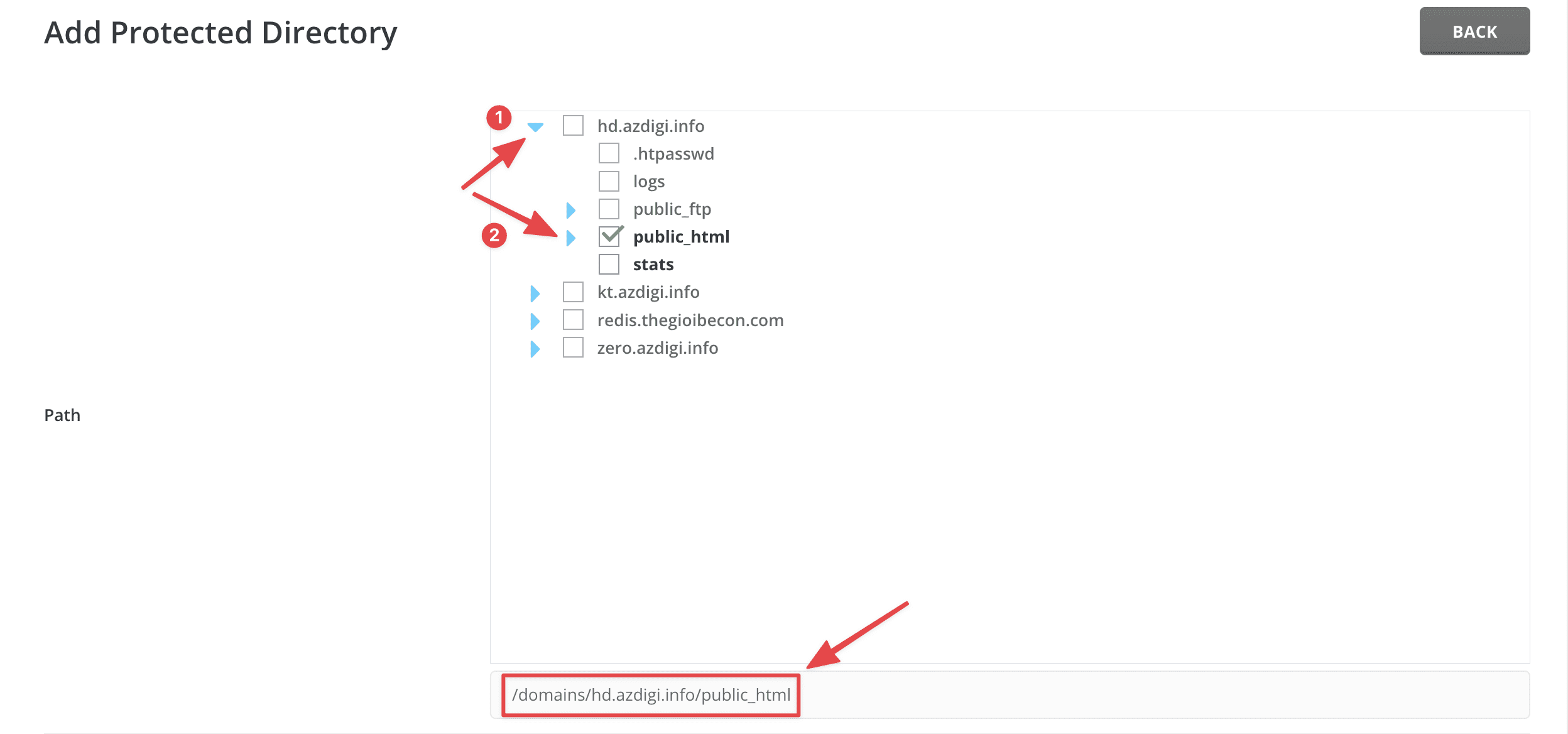 Hướng dẫn thiết lập Password Protected Directories trên DirectAdmin 4 Password Protected Directories