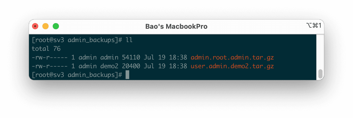 Hướng dẫn backup DirectAdmin với command line 3 Screen Shot 2020 07 19 at 6.53.03 PM