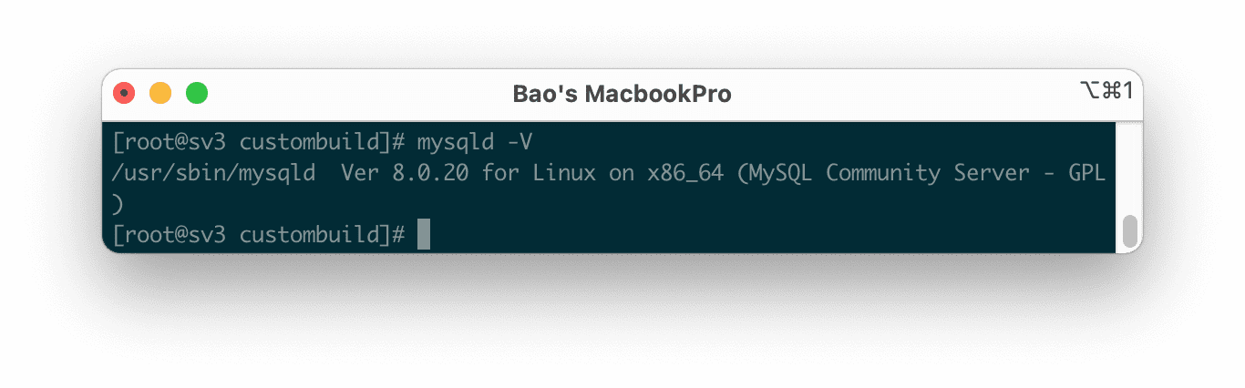 Nâng cấp MySQL trên DirectAdmin với CustomBuild 2.0 6 Nâng cấp Mysql trên DirectAdmin