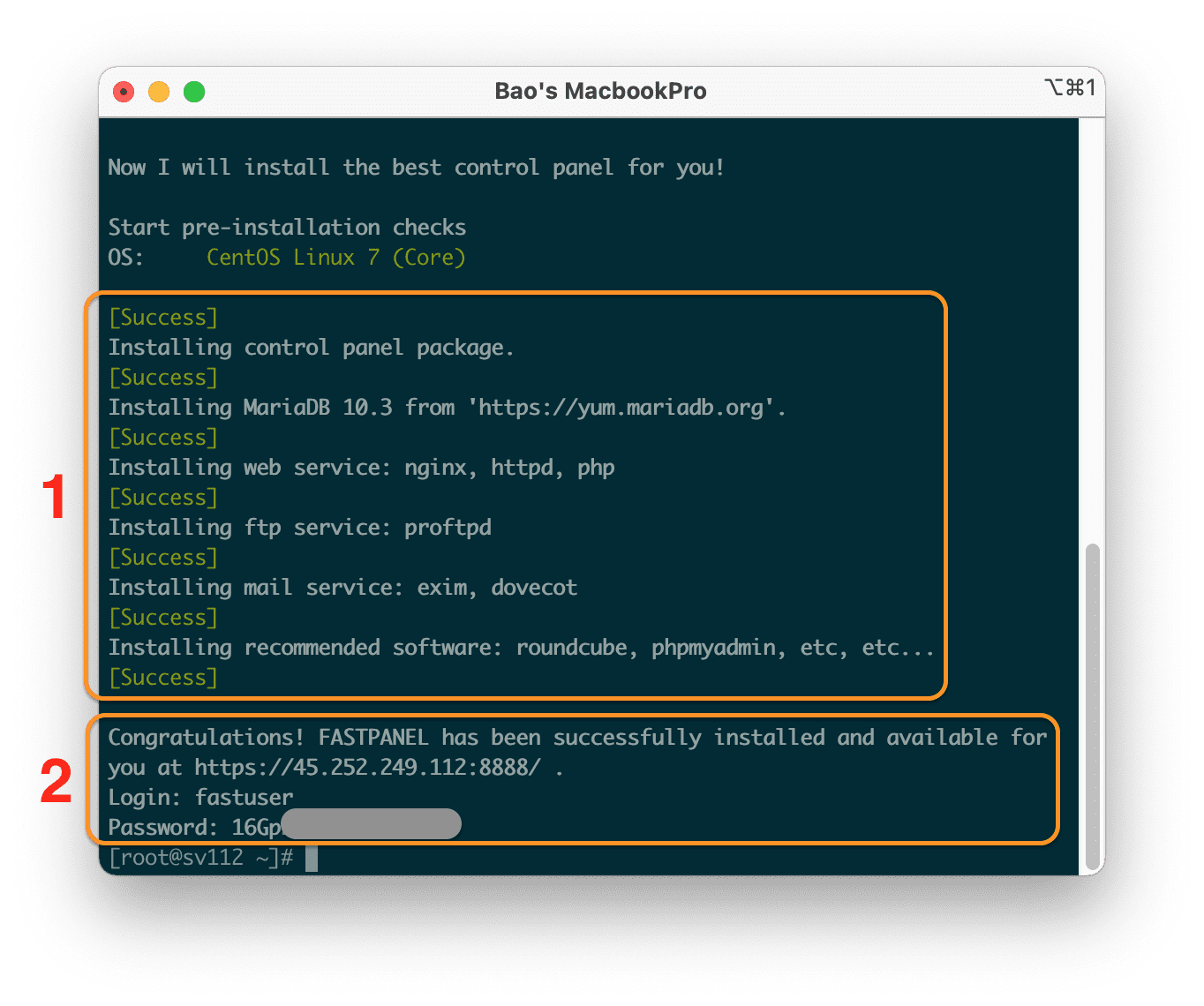 Hướng dẫn cài đặt FASTPANEL vào CentOS 7 5 cài đặt FASTPANEL vào CentOS 7