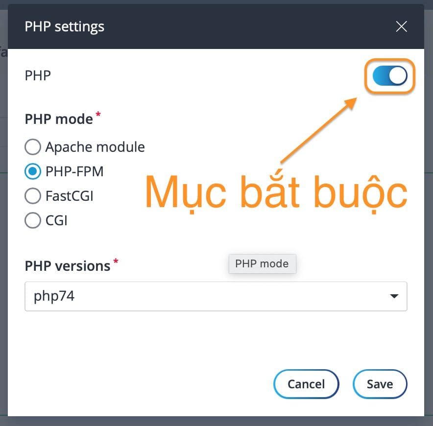 Hướng dẫn cài đặt WordPress lên FASTPANEL 6 Screen Shot 2020 09 23 at 3.12.59 PM
